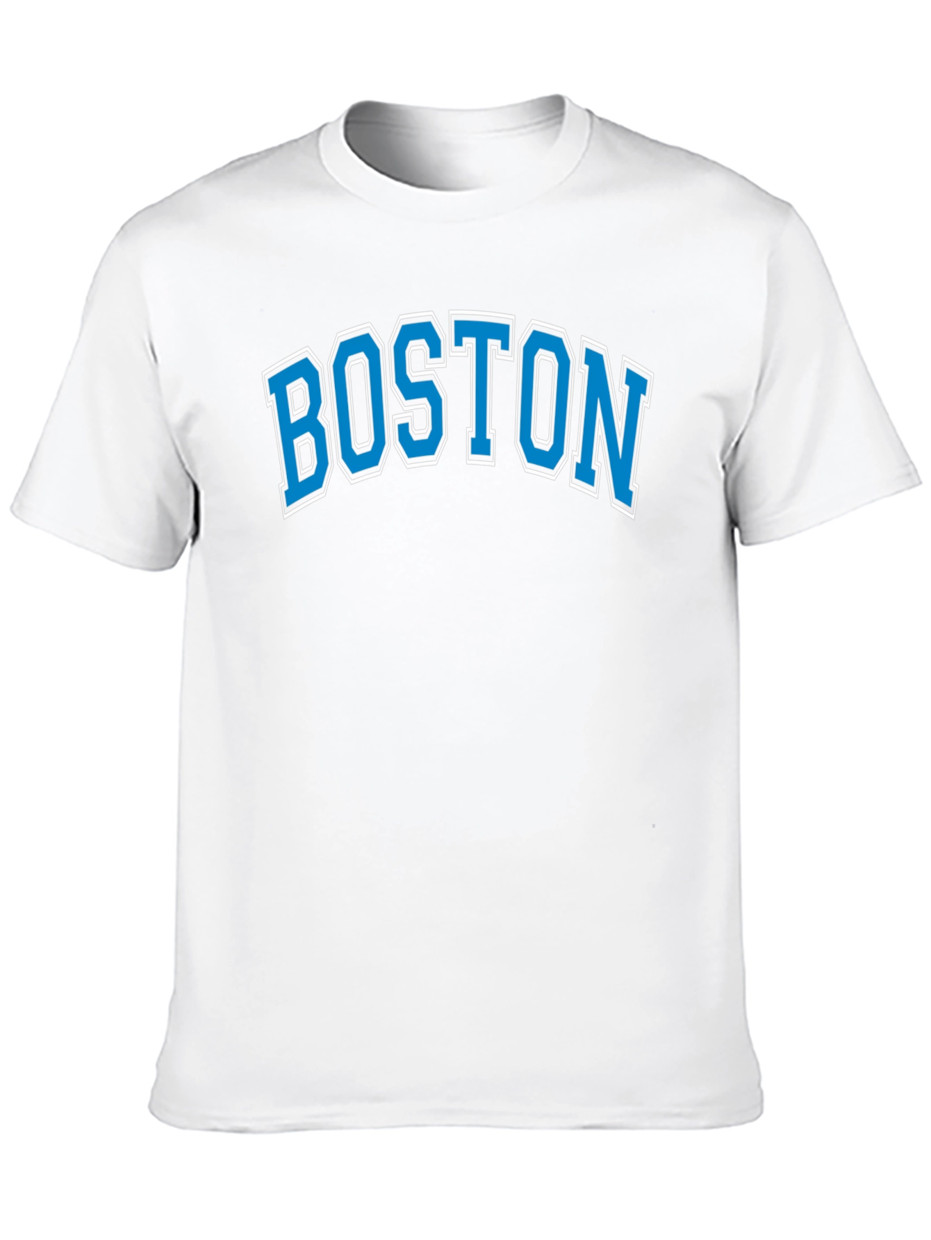 Boston Graphic Tee - Mens Black Cotton T-Shirt