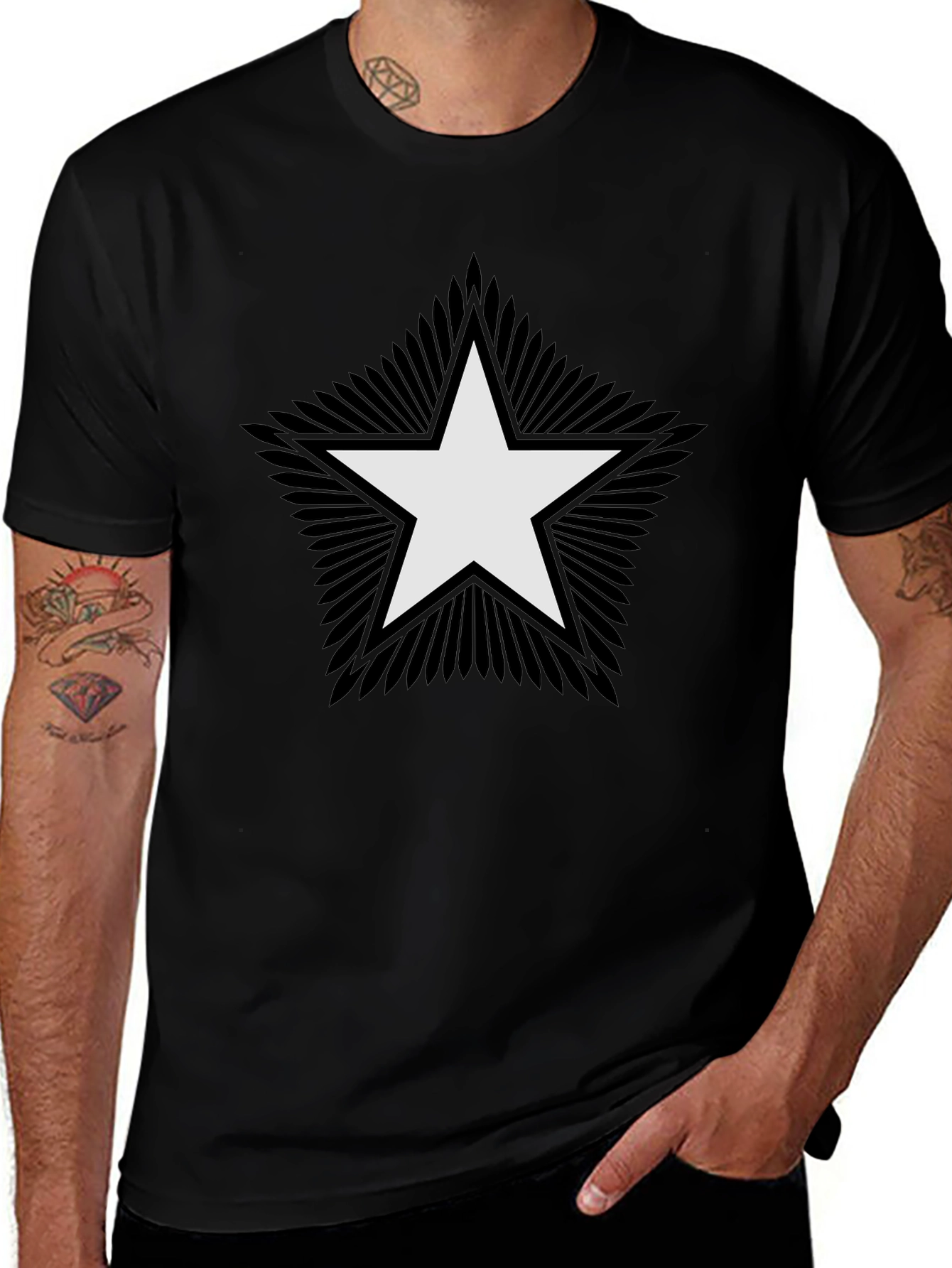 Star Graphic Tee - Modern Style