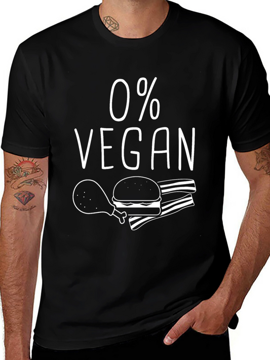0% Vegan Graphic T-Shirt - Meat Lover Tee