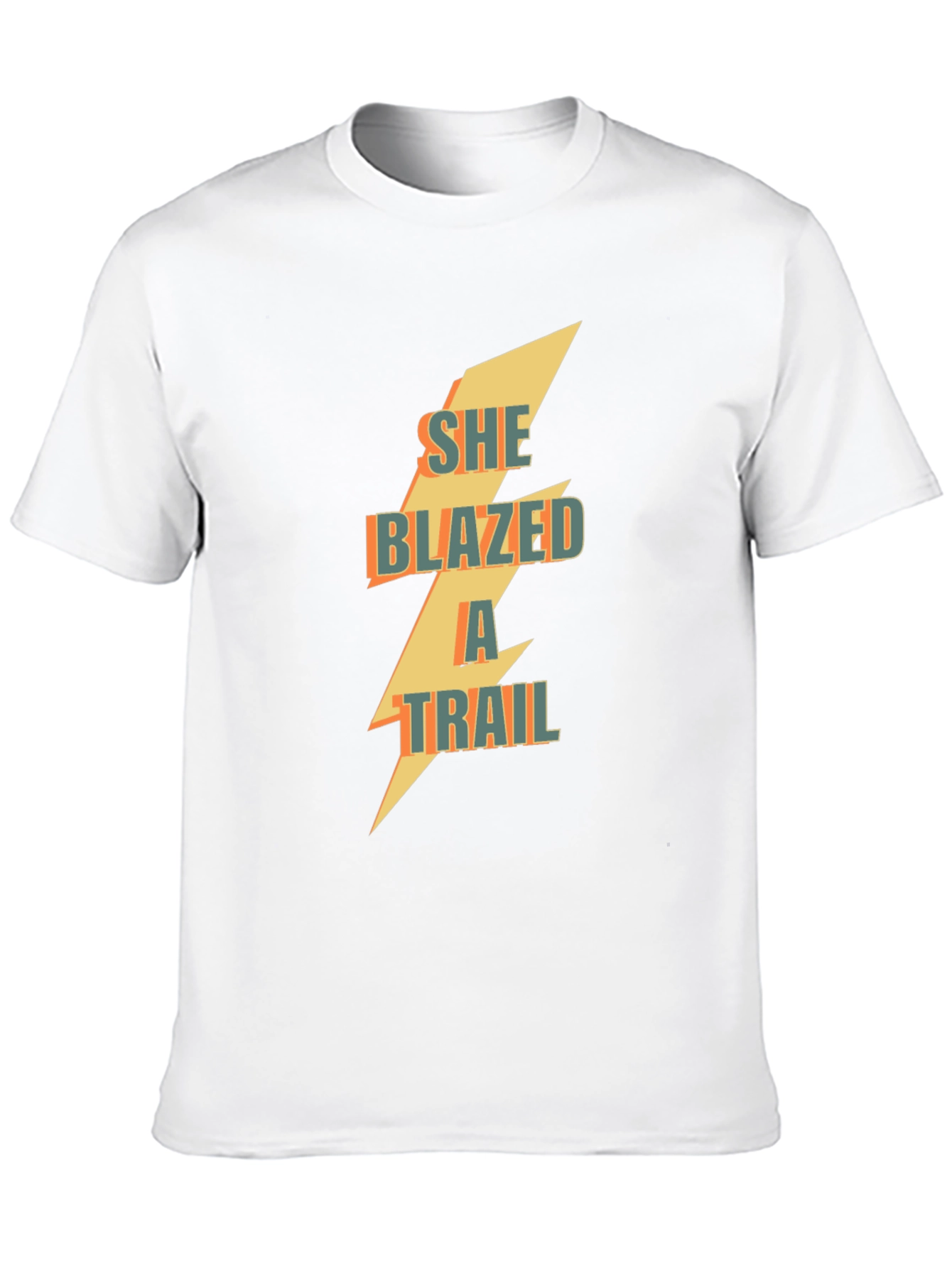 She Blazed a Trail Graphic Tee - Black Cotton