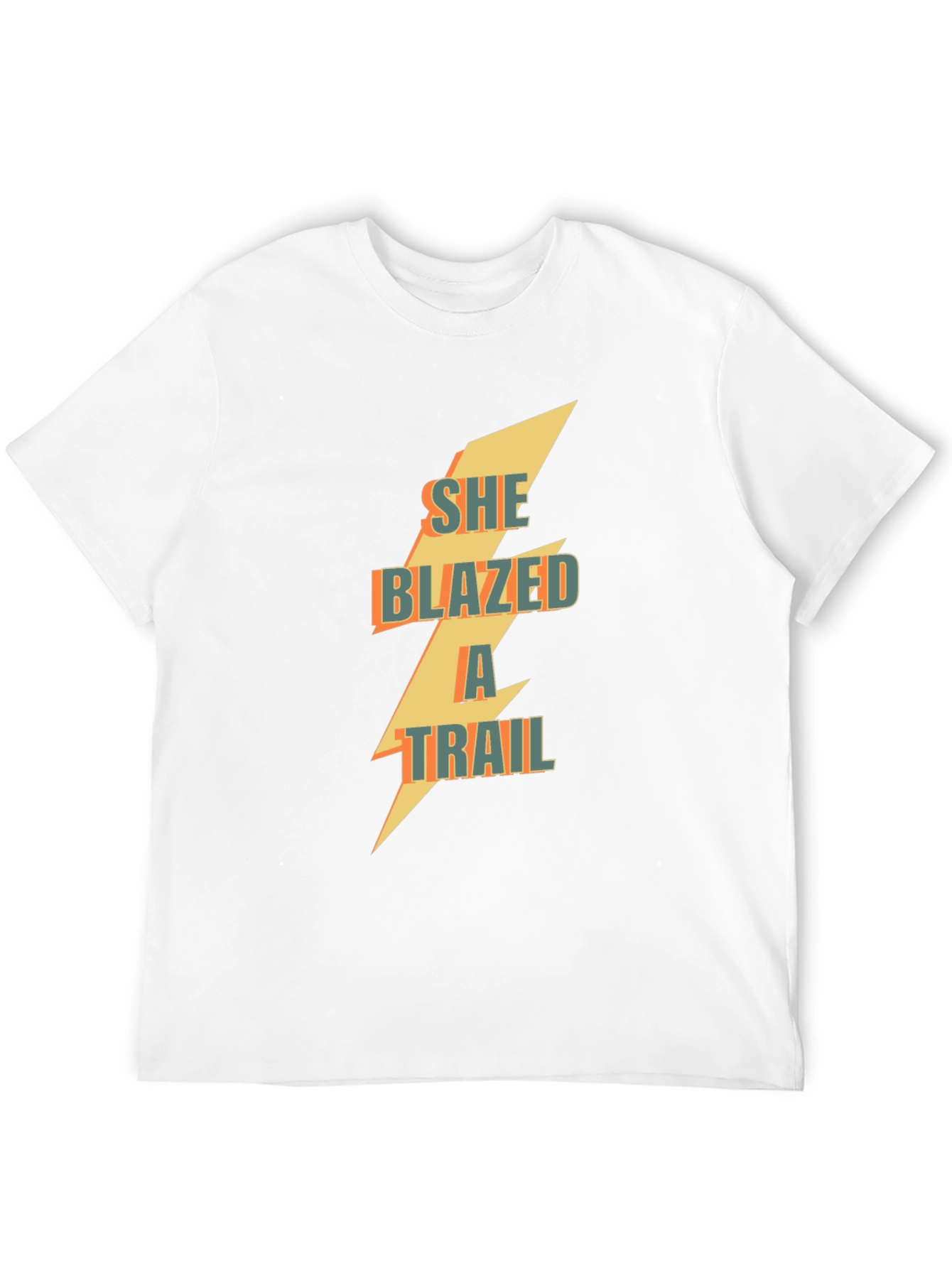 She Blazed a Trail Graphic Tee - Black Cotton