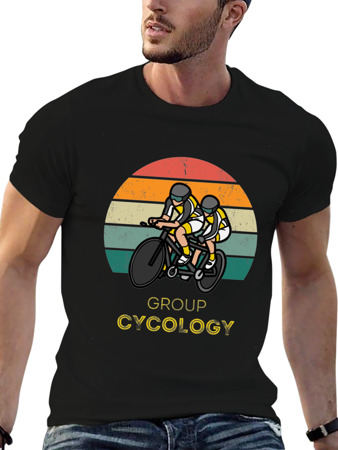 Group Cycology Graphic Tee - Cycling Lovers T-Shirt