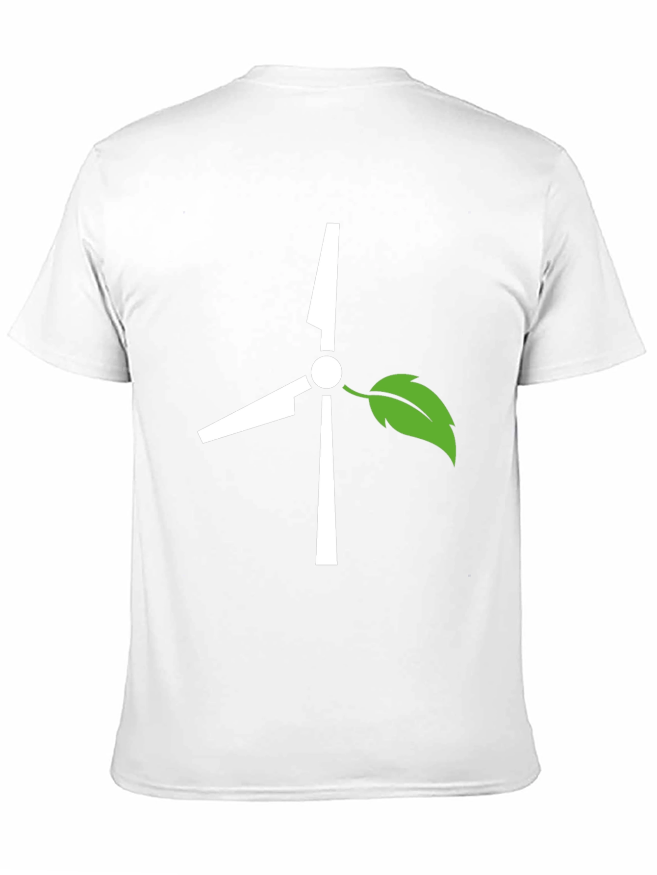 Eco-Friendly Wind Turbine T-Shirt - Black