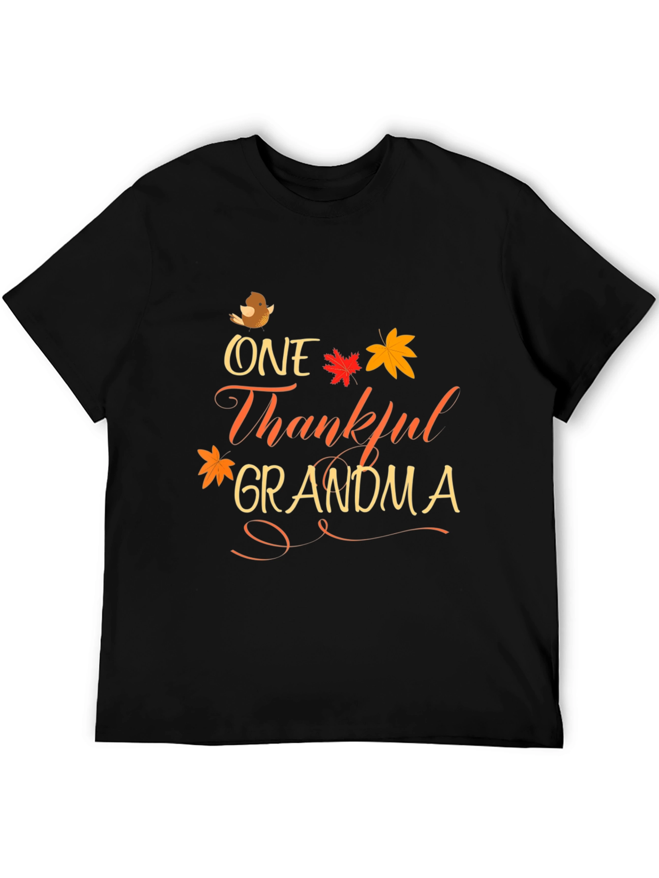 One Thankful Grandma T-Shirt - Thanksgiving Apparel