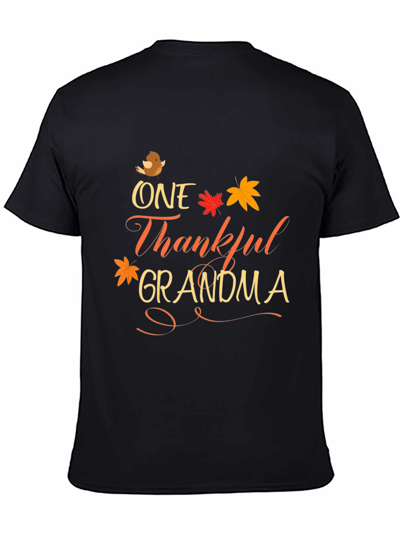One Thankful Grandma T-Shirt - Thanksgiving Apparel