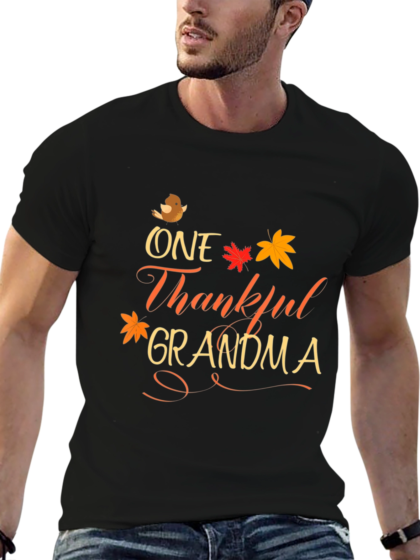 One Thankful Grandma T-Shirt - Thanksgiving Apparel