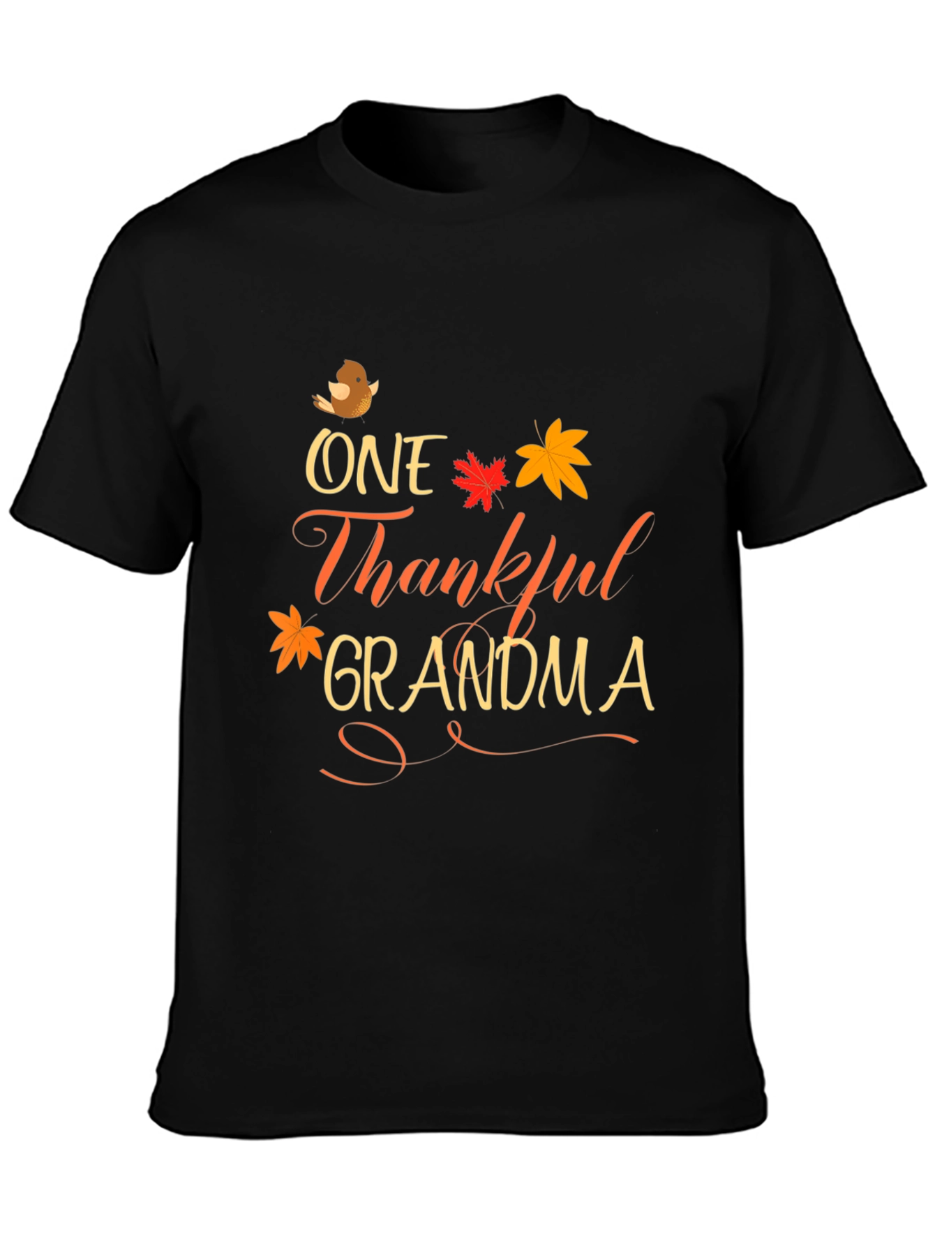 One Thankful Grandma T-Shirt - Thanksgiving Apparel