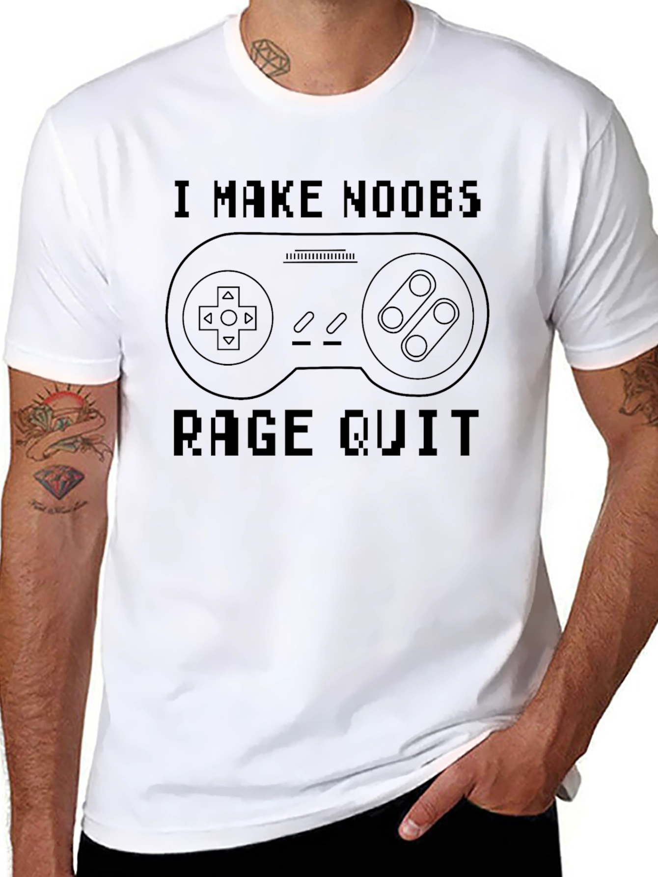 Gamer T-Shirt - I Make Noobs Rage Quit