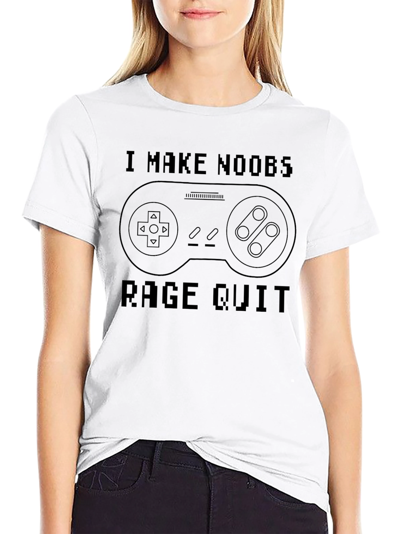 Gamer T-Shirt - I Make Noobs Rage Quit