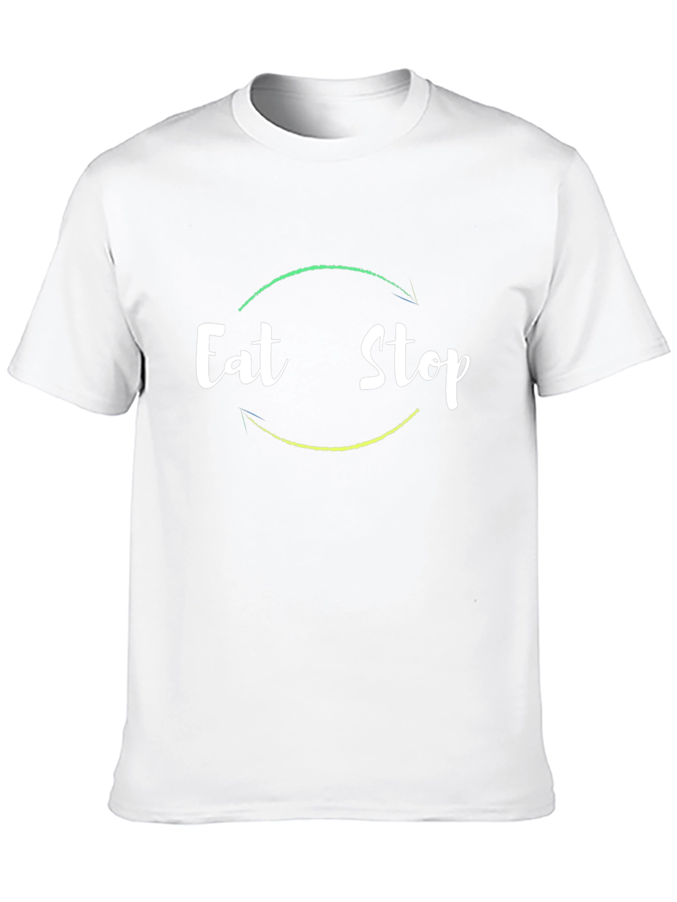 Eat Stop Cycle T-Shirt - Motivational Diet Tee