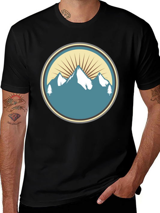 Mountain Peak Graphic Tee - Nature Inspired Style