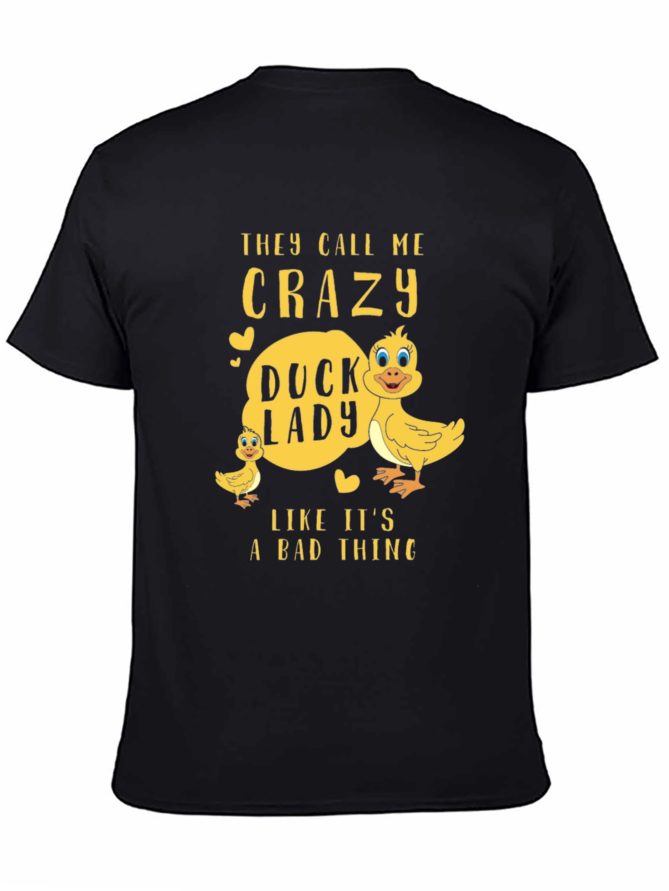 Crazy Duck Lady T-Shirt - Funny Animal Lover Tee