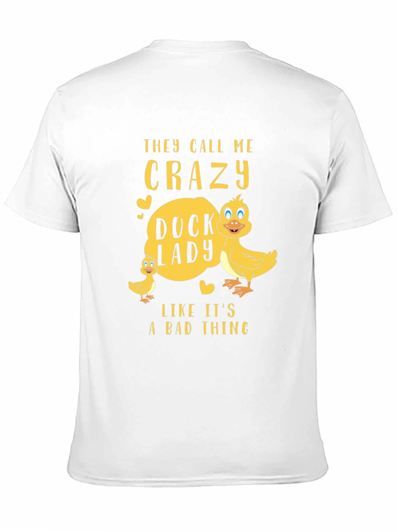 Crazy Duck Lady T-Shirt - Funny Animal Lover Tee