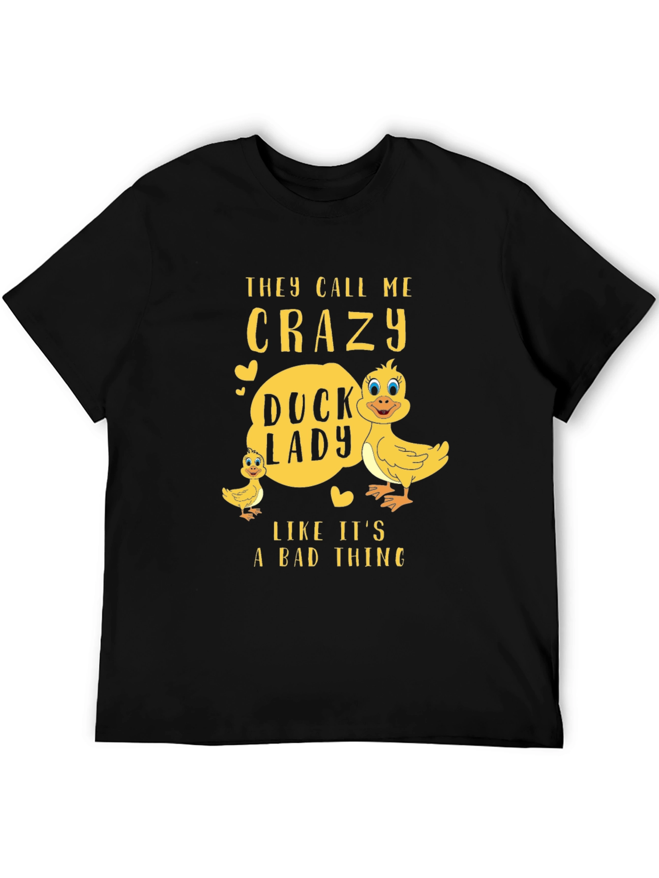 Crazy Duck Lady T-Shirt - Funny Animal Lover Tee