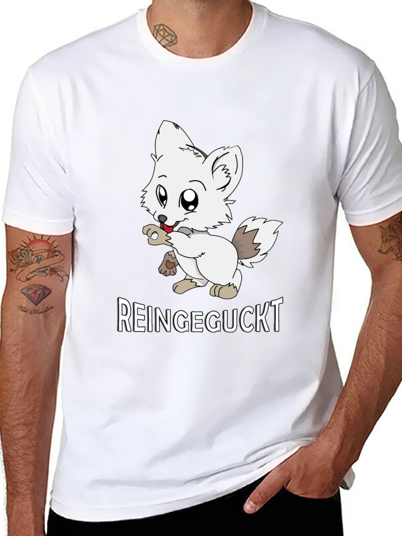 Cute Fox T-Shirt - Reingeguckt Design