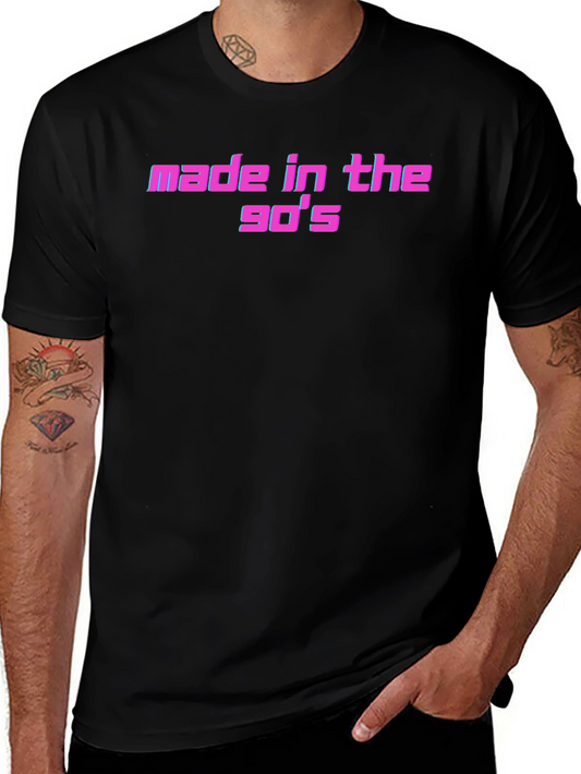 Made in the 90s Black T-Shirt