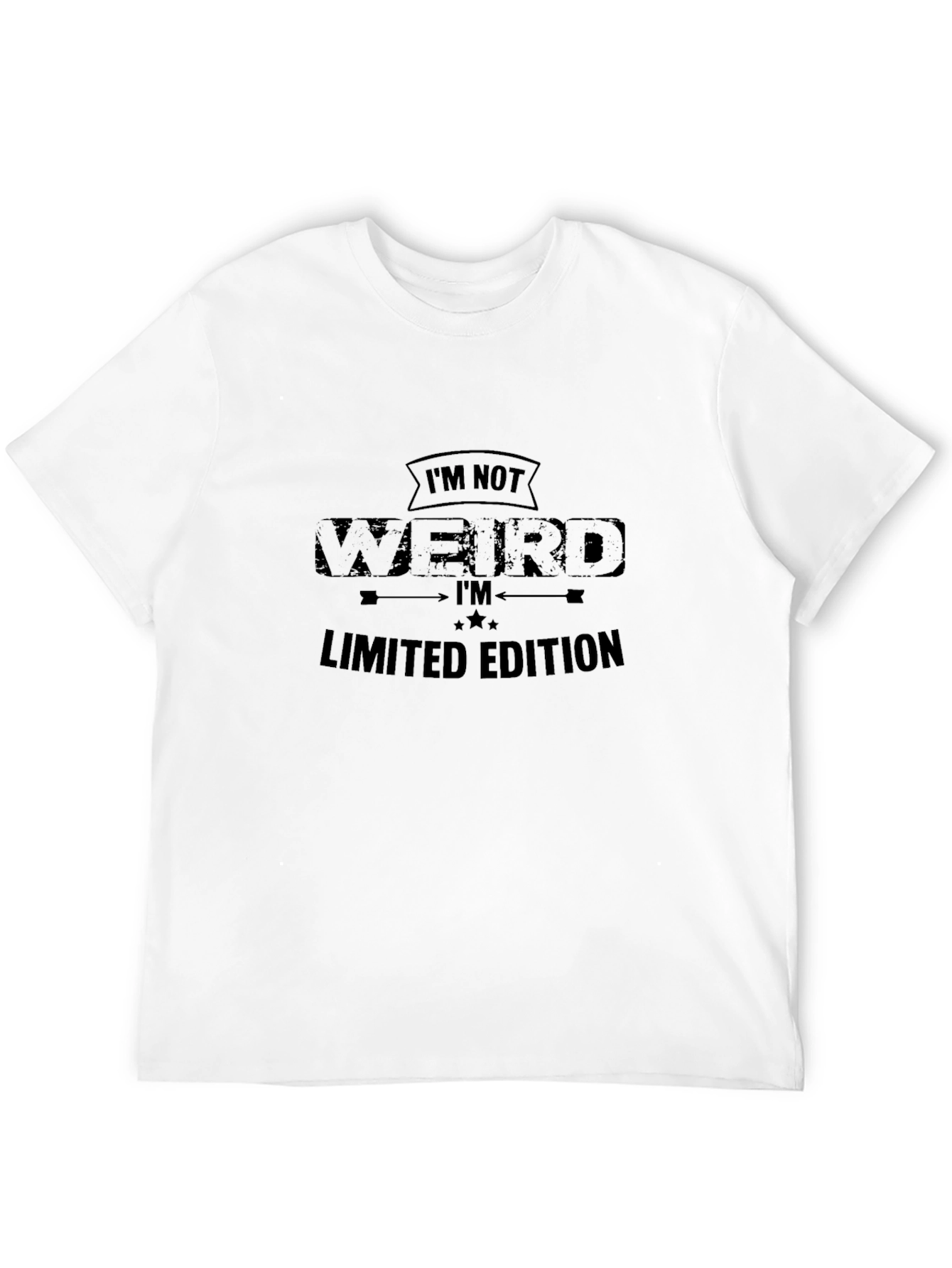 Im Not Weird - Limited Edition Black Tee