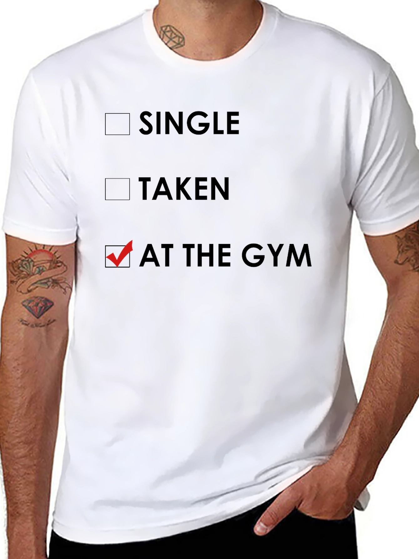 At the Gym T-Shirt - Funny Workout Tee