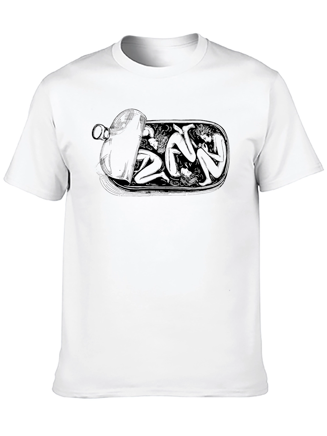 Sardine Can Graphic T-Shirt - Unique Design