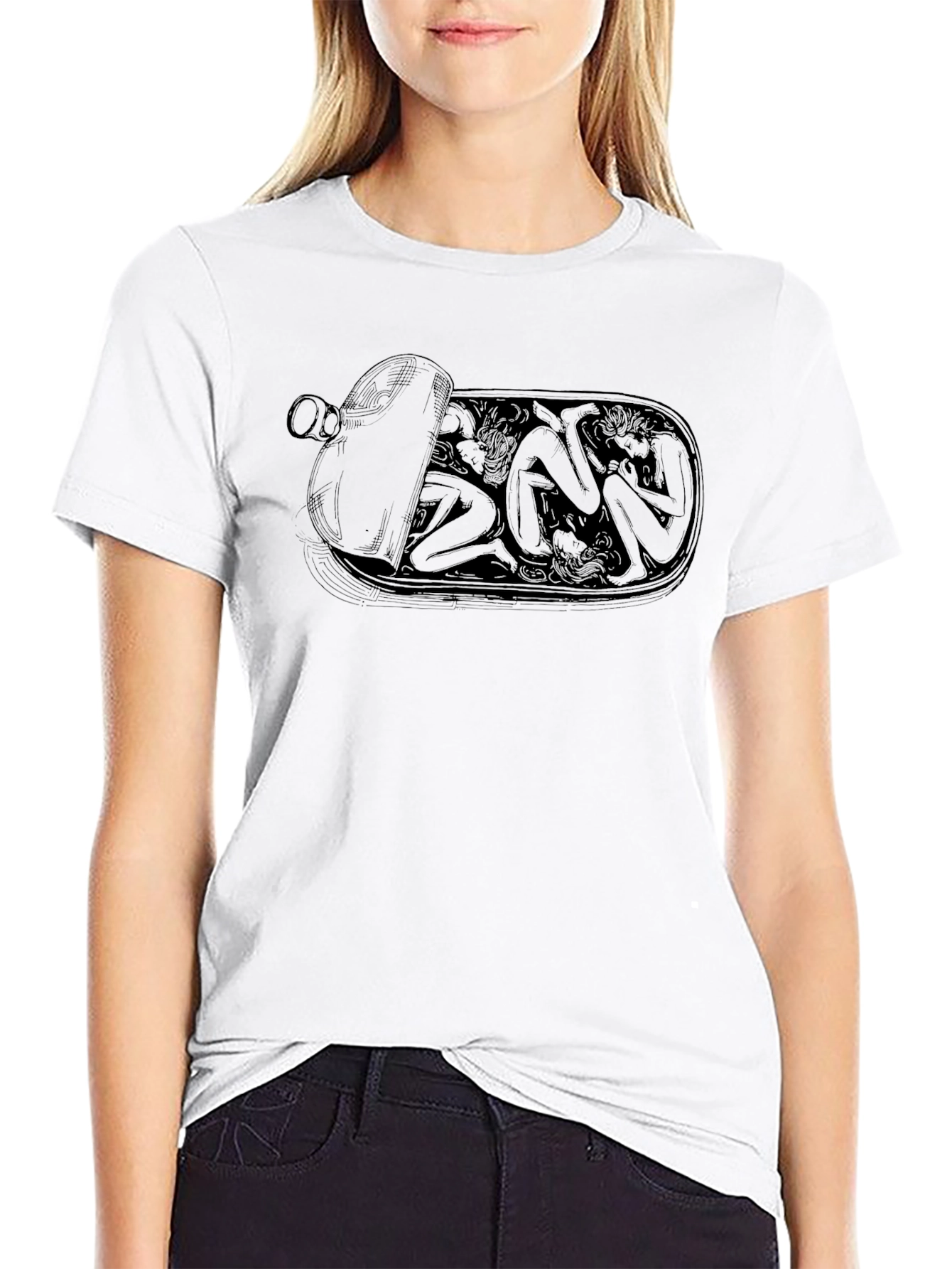 Sardine Can Graphic T-Shirt - Unique Design