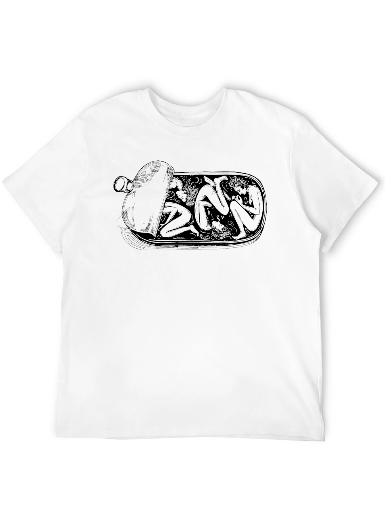 Sardine Can Graphic T-Shirt - Unique Design