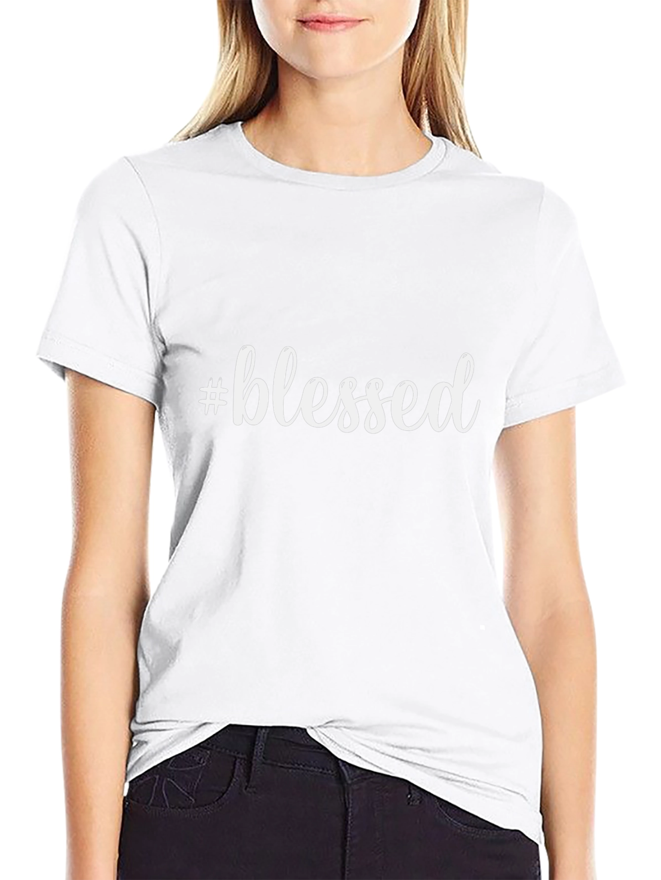 #Blessed Graphic Tee - Stylish Comfort