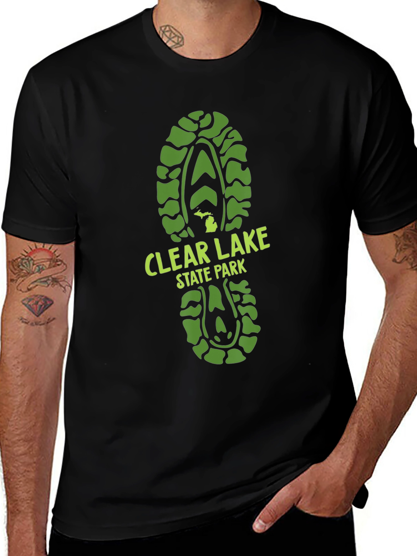 Clear Lake State Park Black T-Shirt