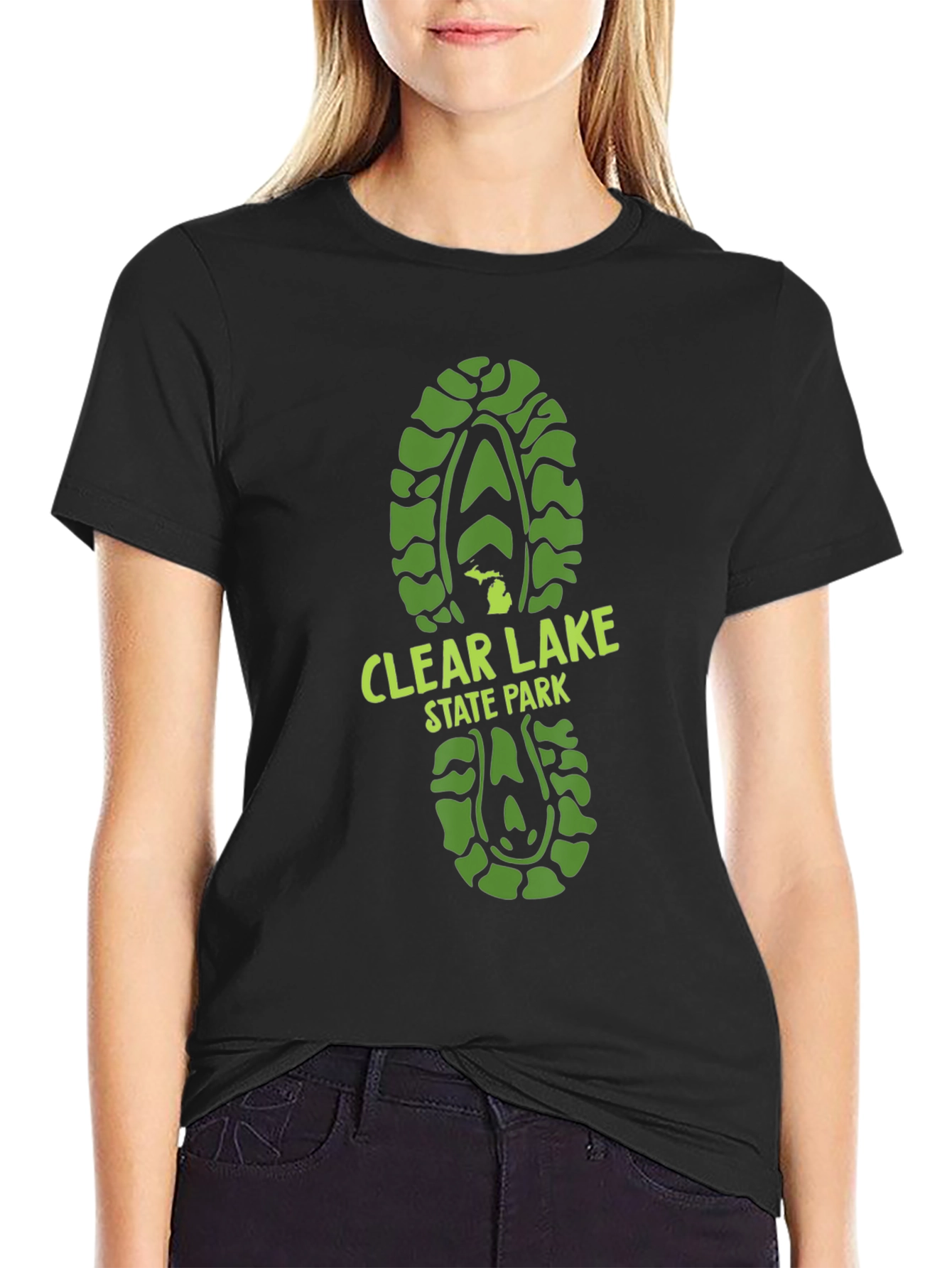 Clear Lake State Park Black T-Shirt