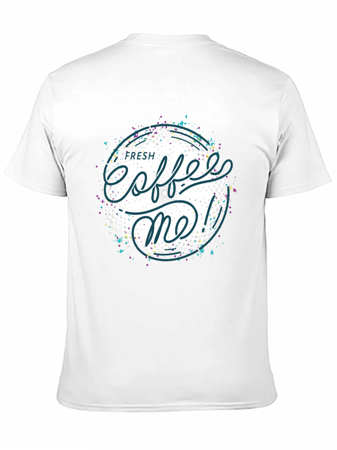 Fresh Coffee Me! Black Graphic Tee