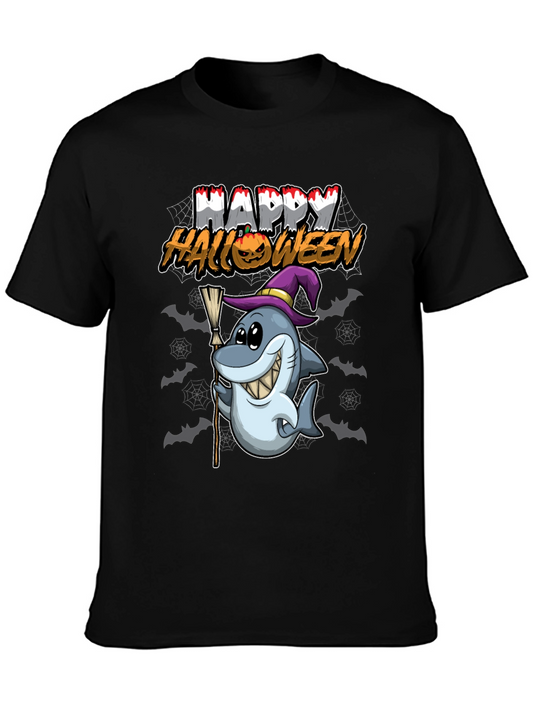 Halloween Shark T-Shirt - Spooky & Fun!
