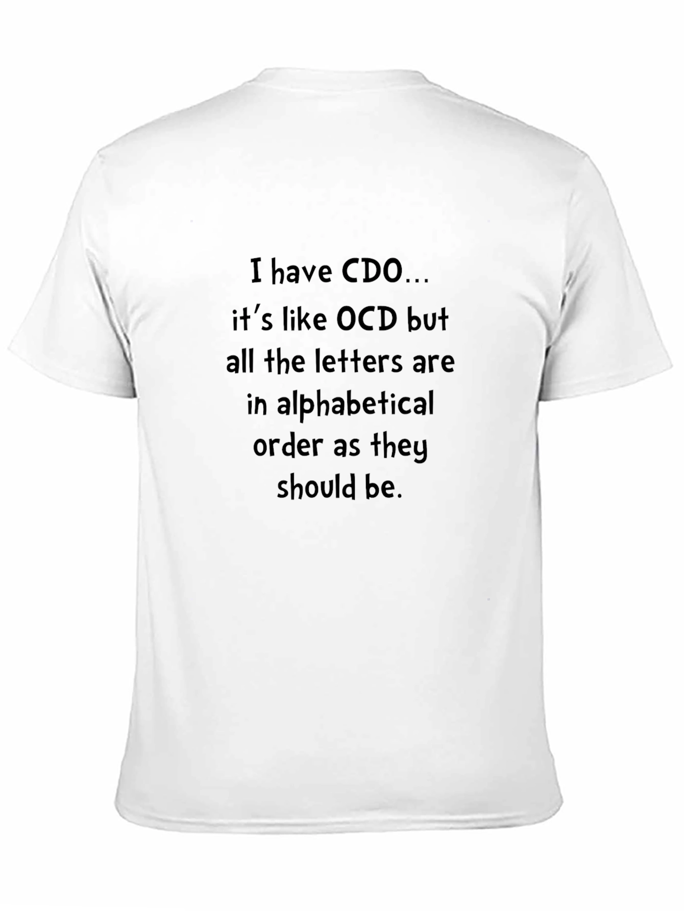 CDO Alphabetical Order T-Shirt