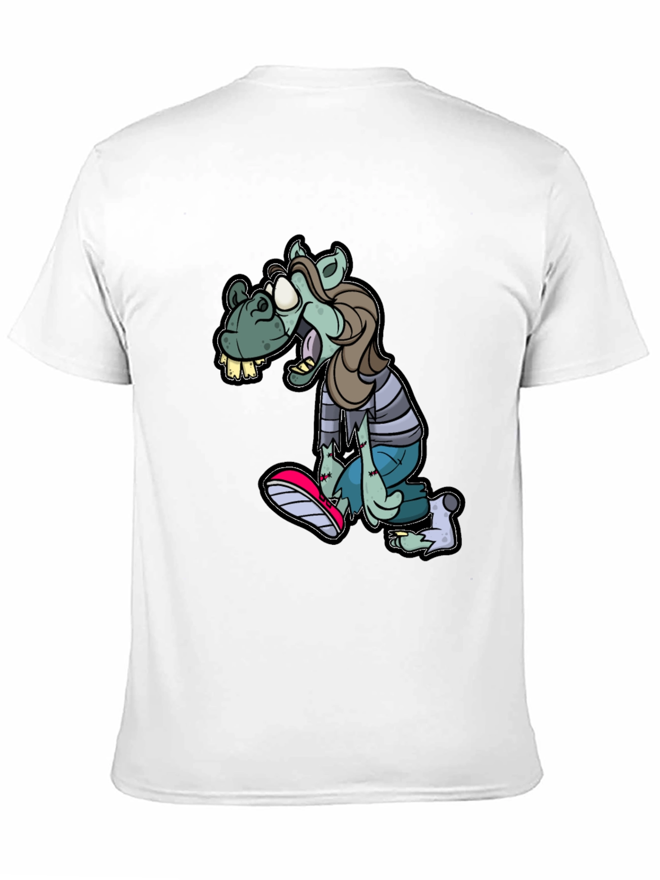 Zombie Horse Cartoon T-Shirt