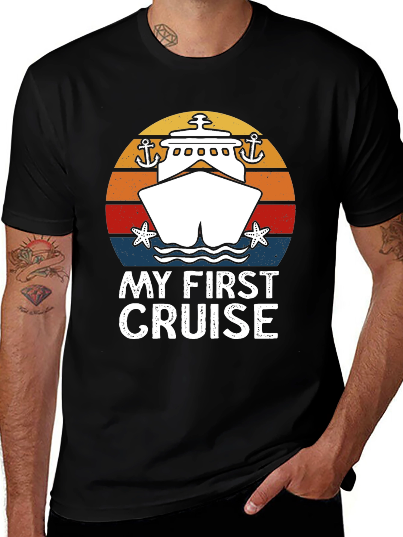 My First Cruise T-Shirt - Nautical Theme