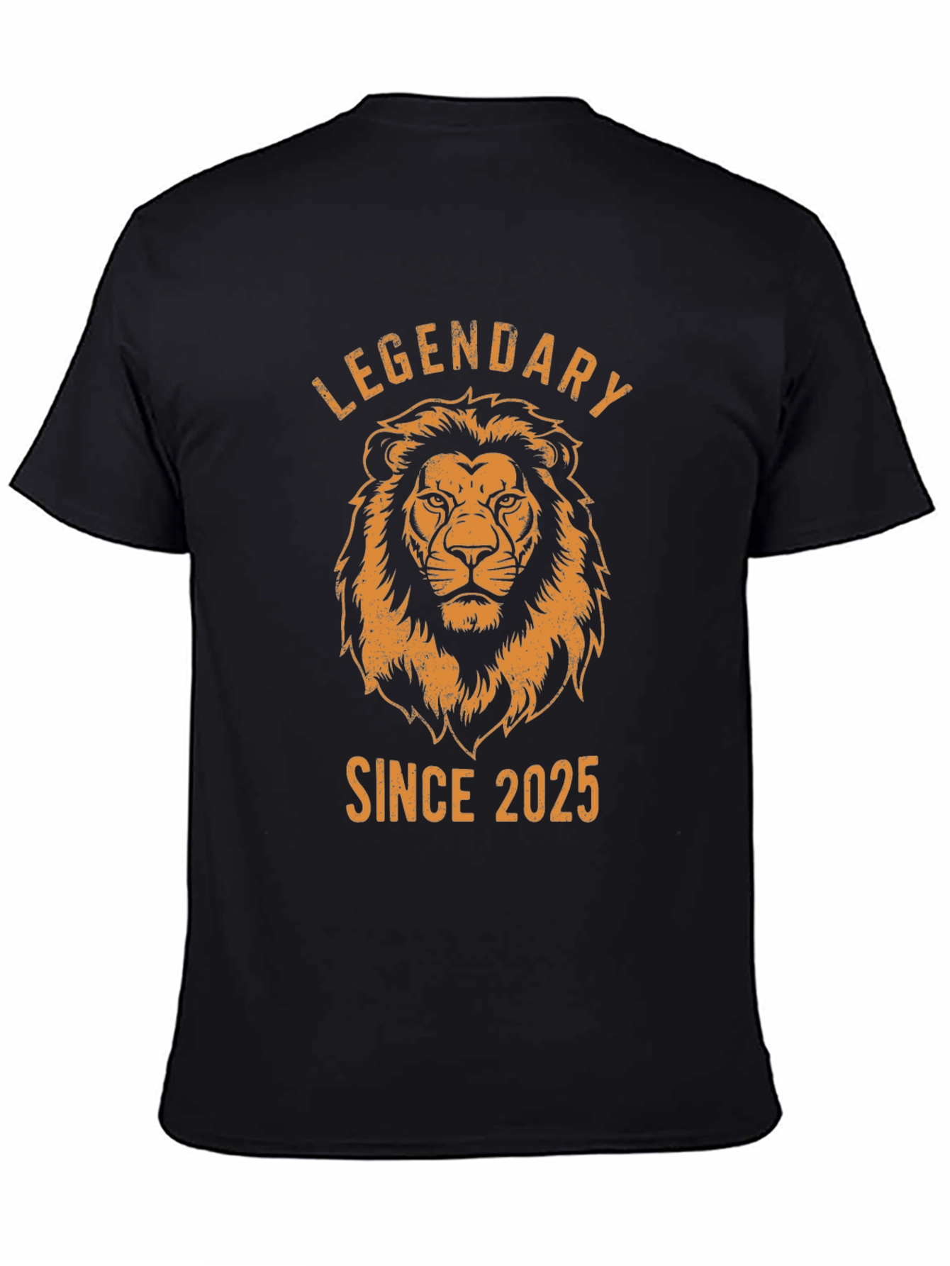 Legendary Since 2025 Lion Graphic Tee - Black
