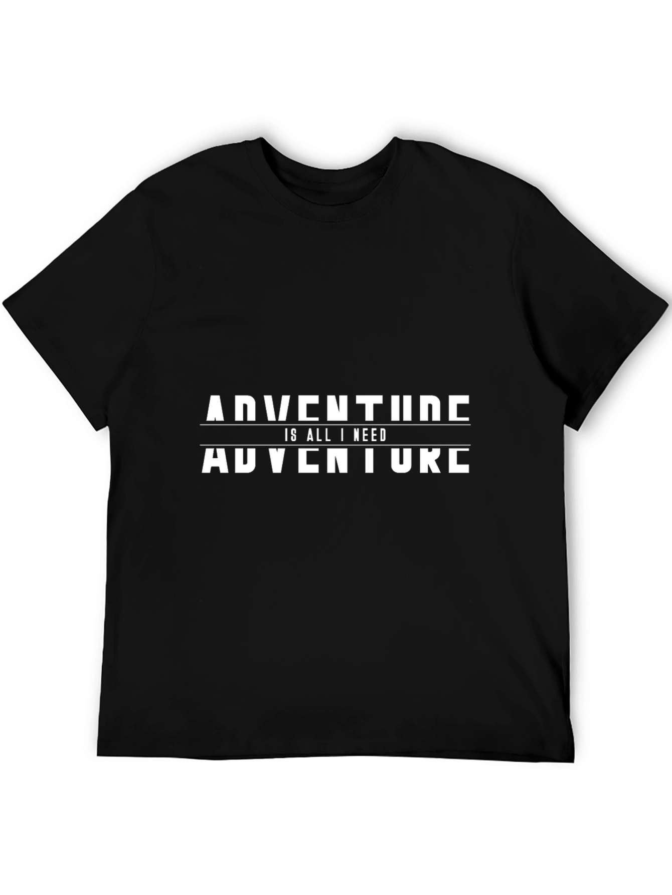 Adventure is All I Need Graphic Tee - Black