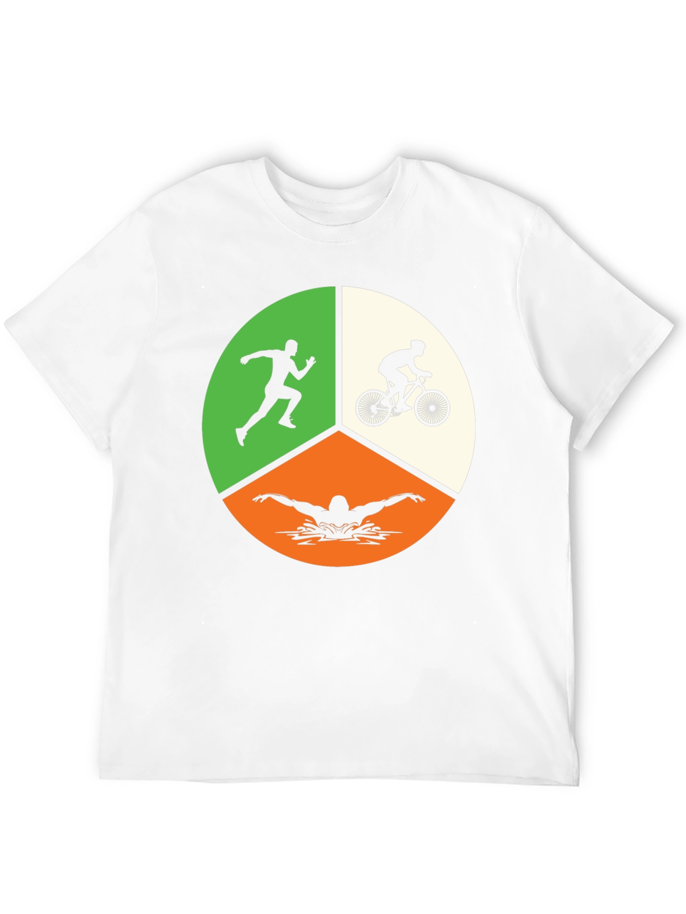 Triathlon T-Shirt: Run Bike Swim Graphic Tee