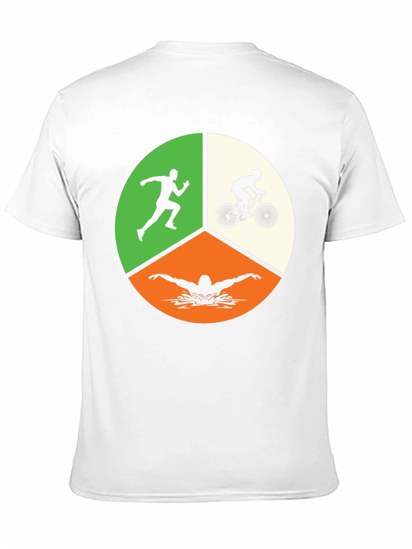 Triathlon T-Shirt: Run Bike Swim Graphic Tee
