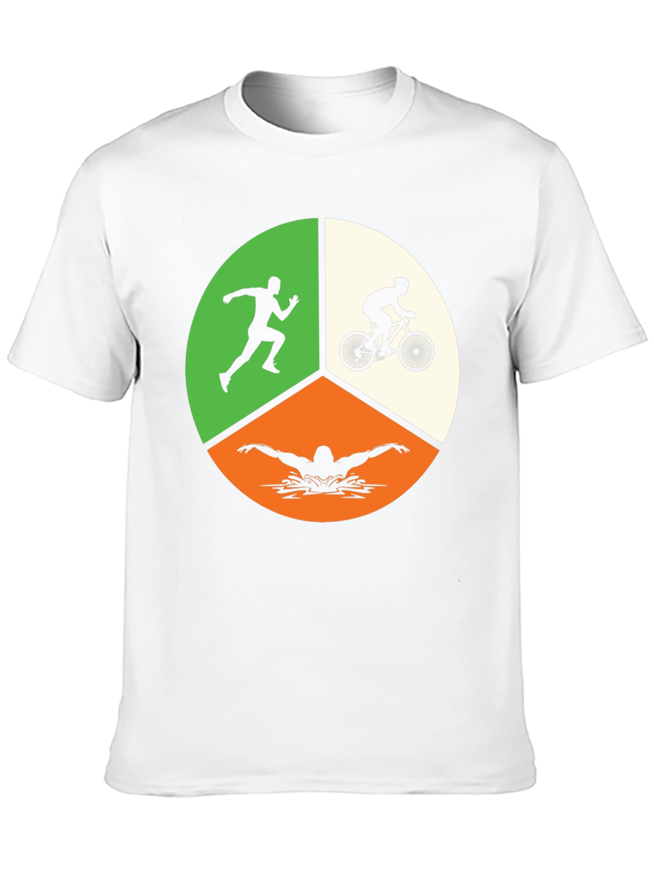 Triathlon T-Shirt: Run Bike Swim Graphic Tee