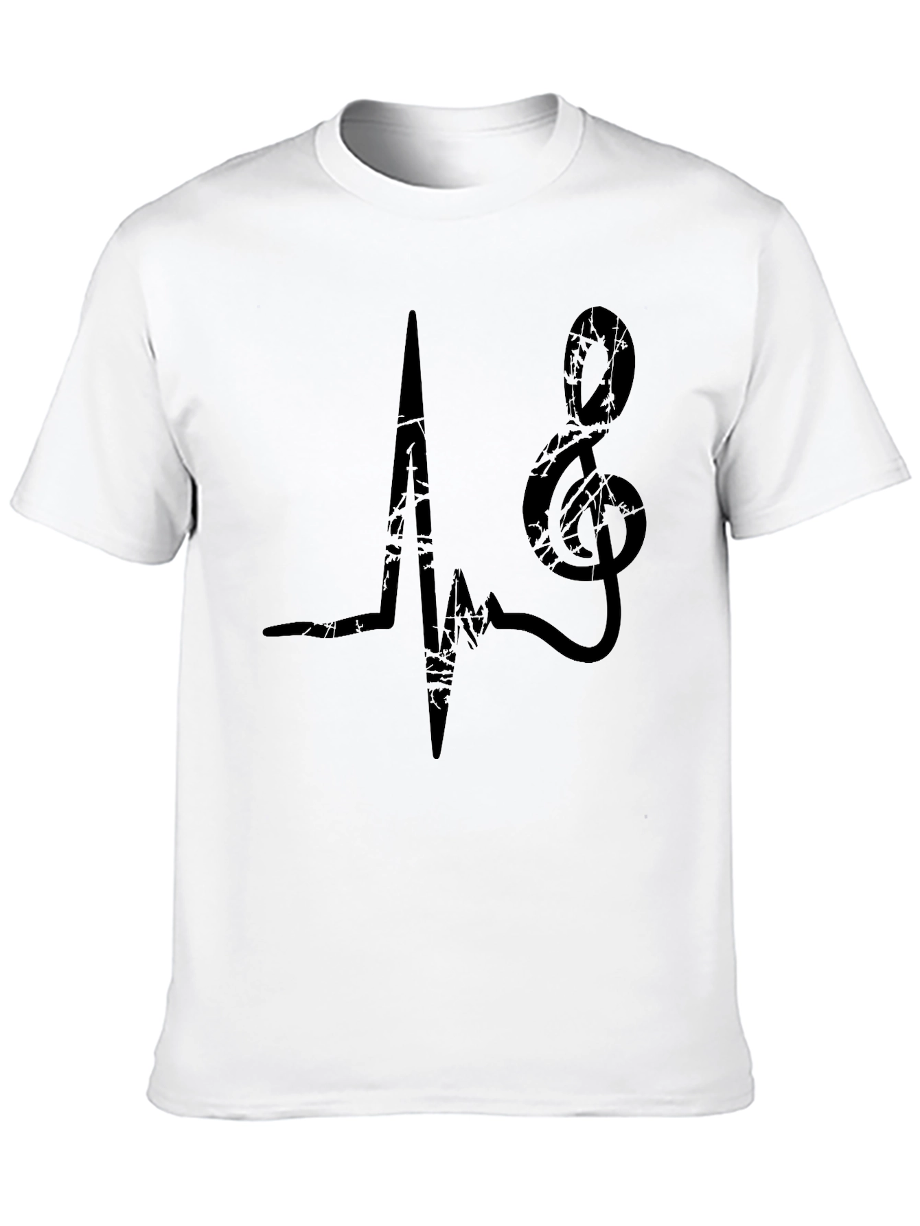 Music Heartbeat T-Shirt - Soft Cotton Tee