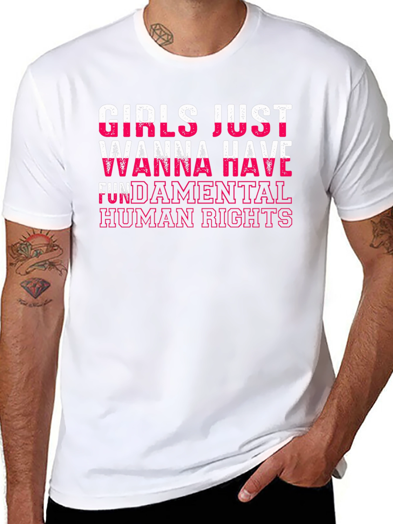 Girls Just Wanna Have Fundamental Human Rights T-Shirt