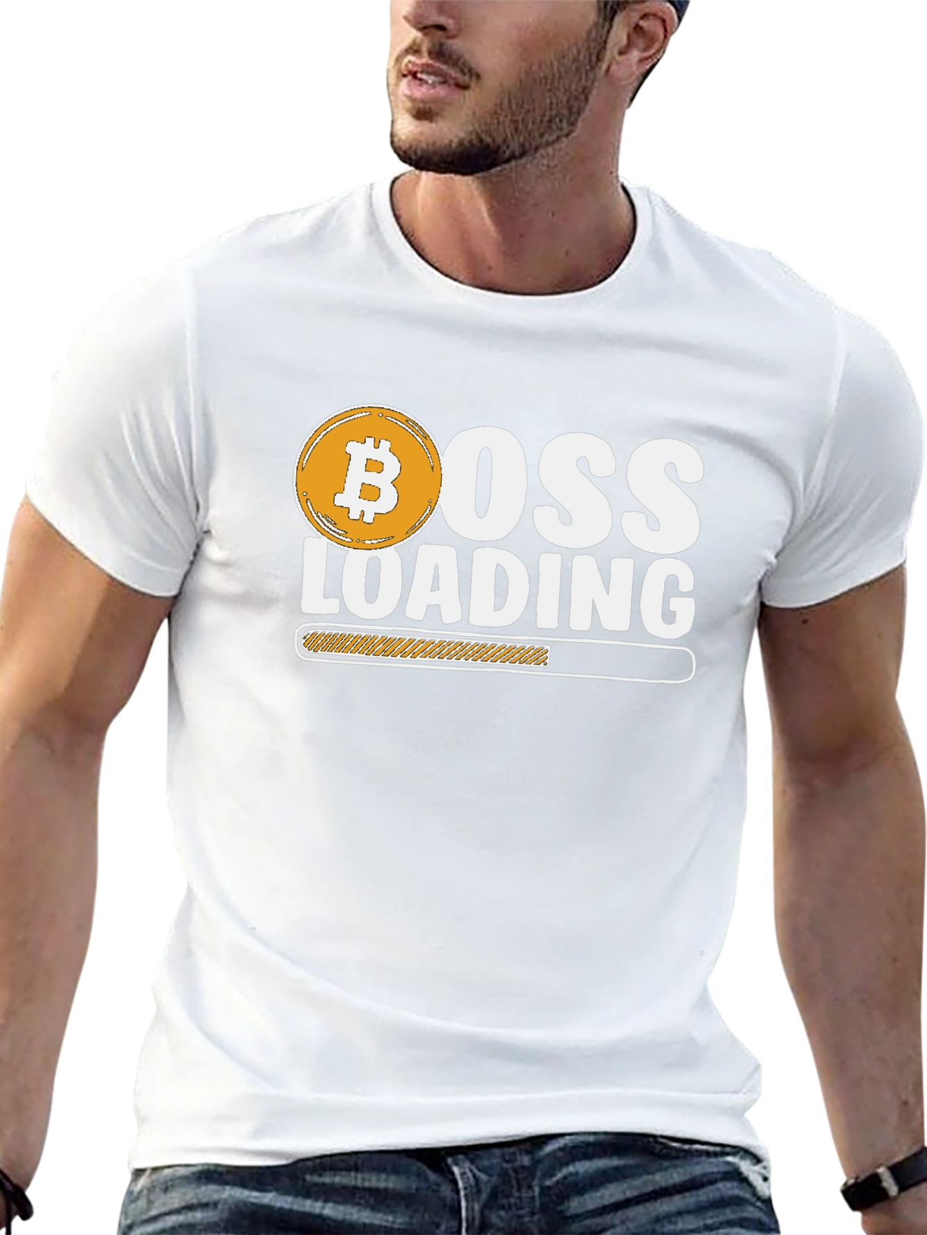 Bitcoin Boss Loading T-Shirt - Crypto Investor Tee