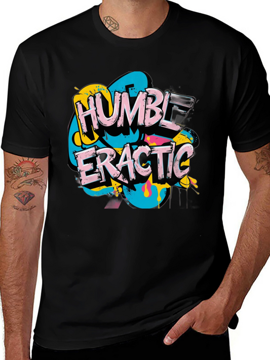 Humble Eratic Graphic T-Shirt - Mens Black Tee
