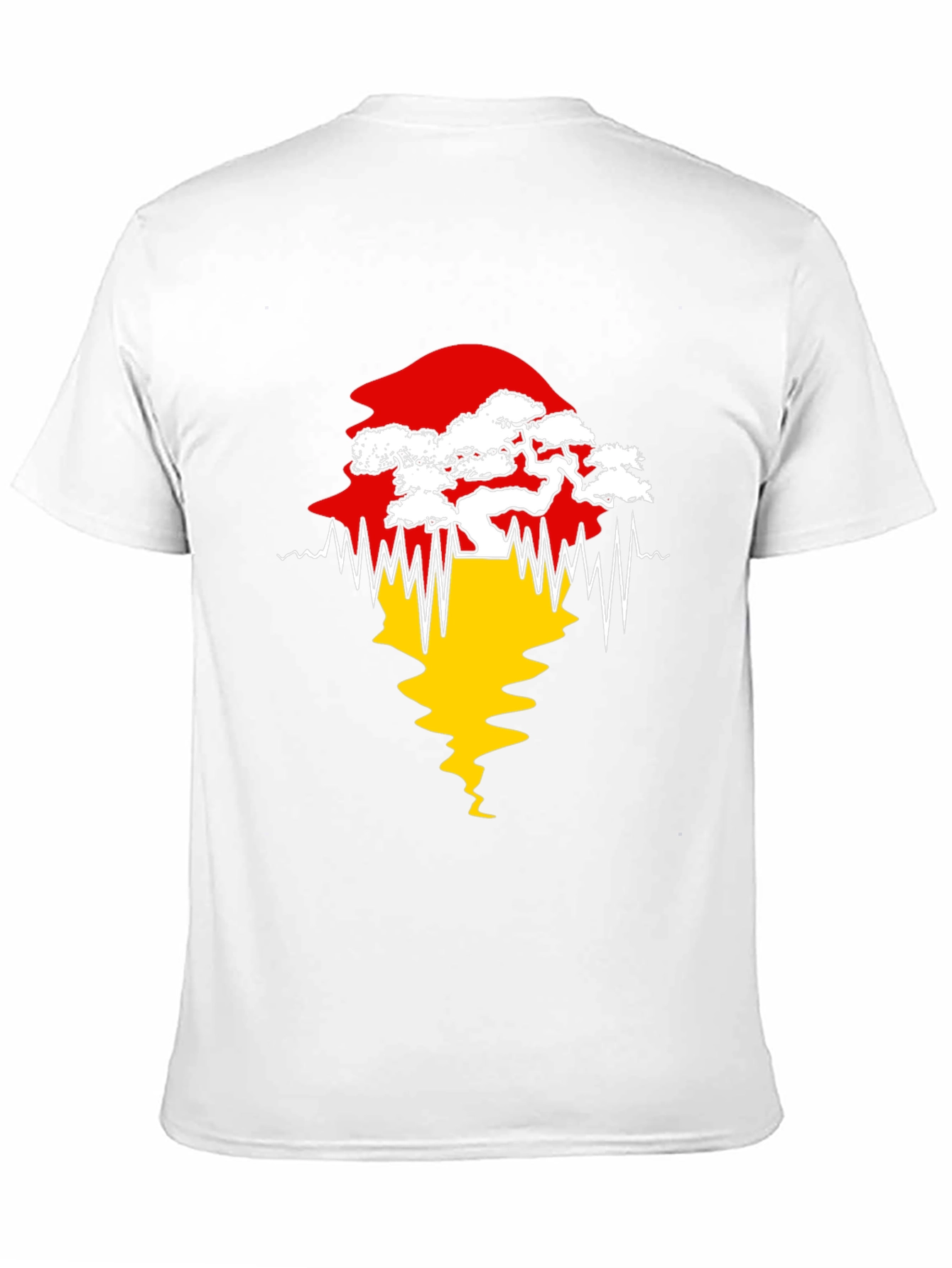 Bonsai Tree Silhouette Graphic Tee