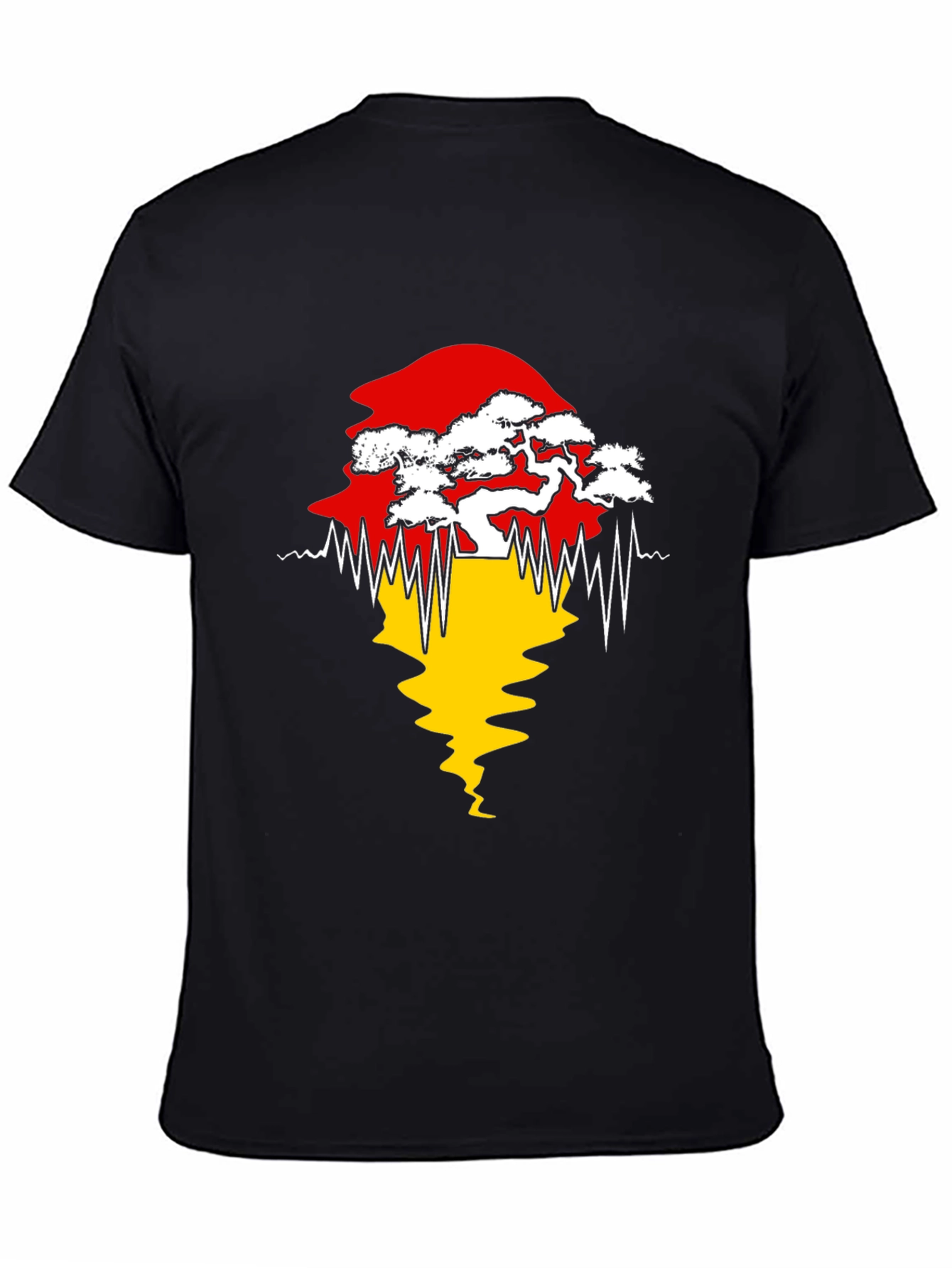 Bonsai Tree Silhouette Graphic Tee