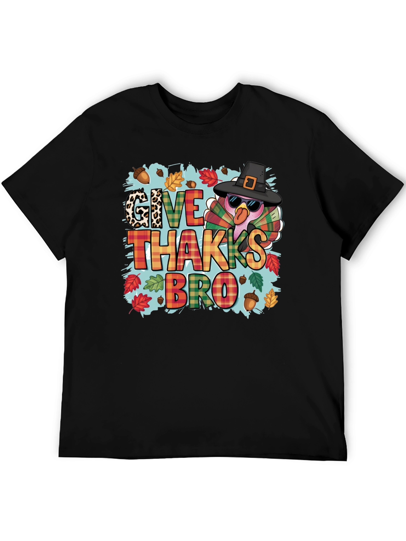 Give Thakks Bro Thanksgiving Turkey T-Shirt