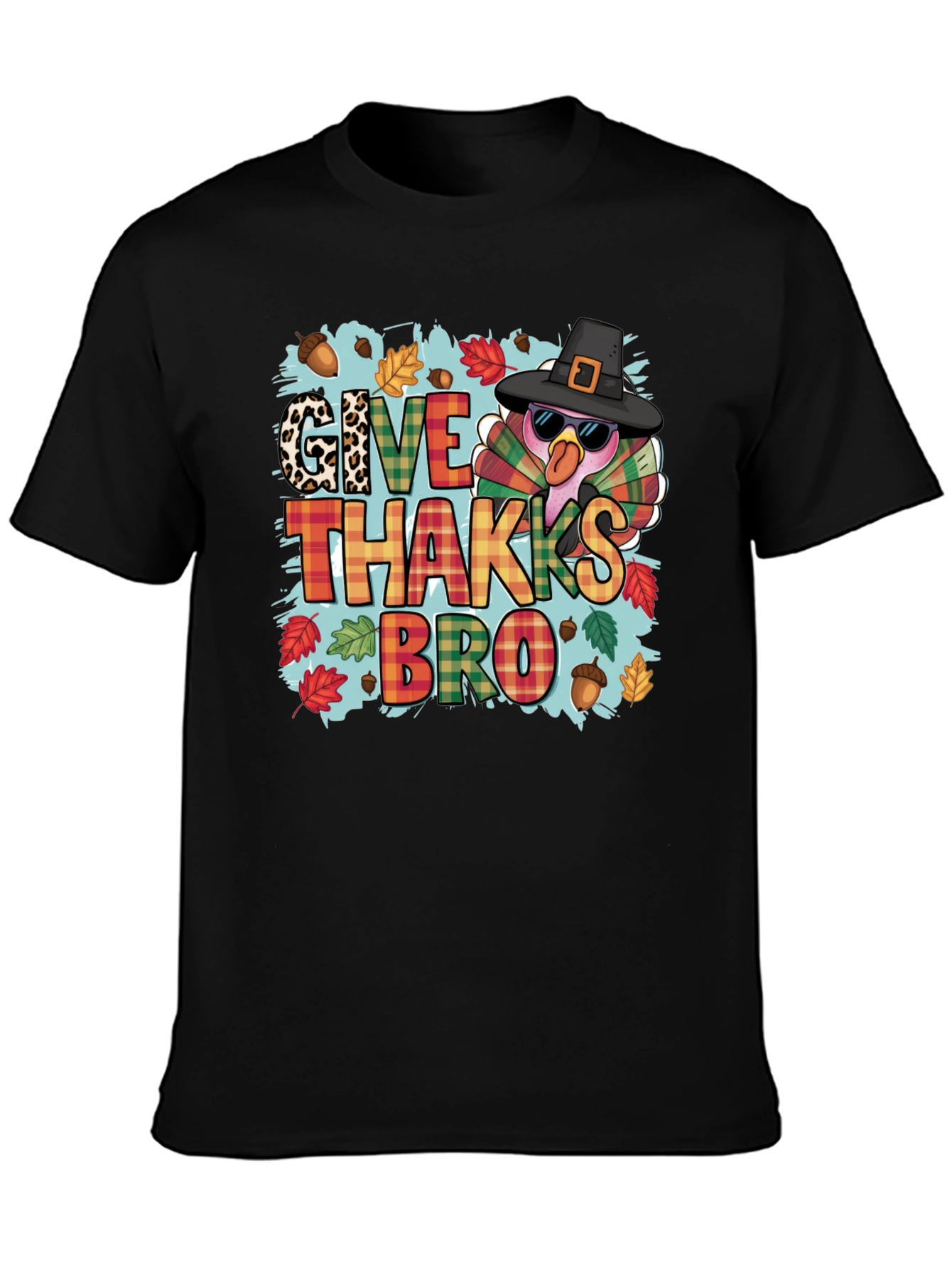 Give Thakks Bro Thanksgiving Turkey T-Shirt