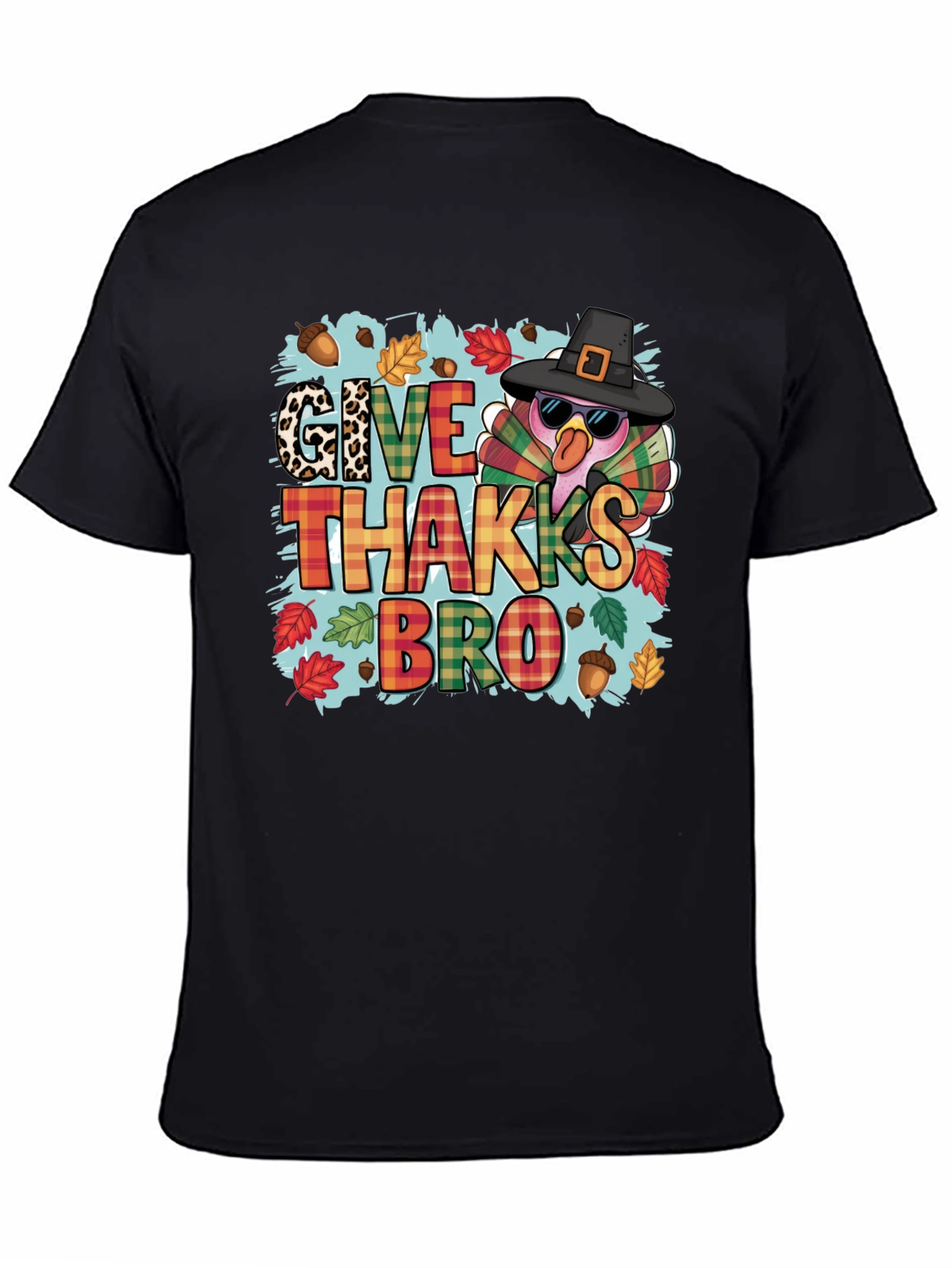 Give Thakks Bro Thanksgiving Turkey T-Shirt
