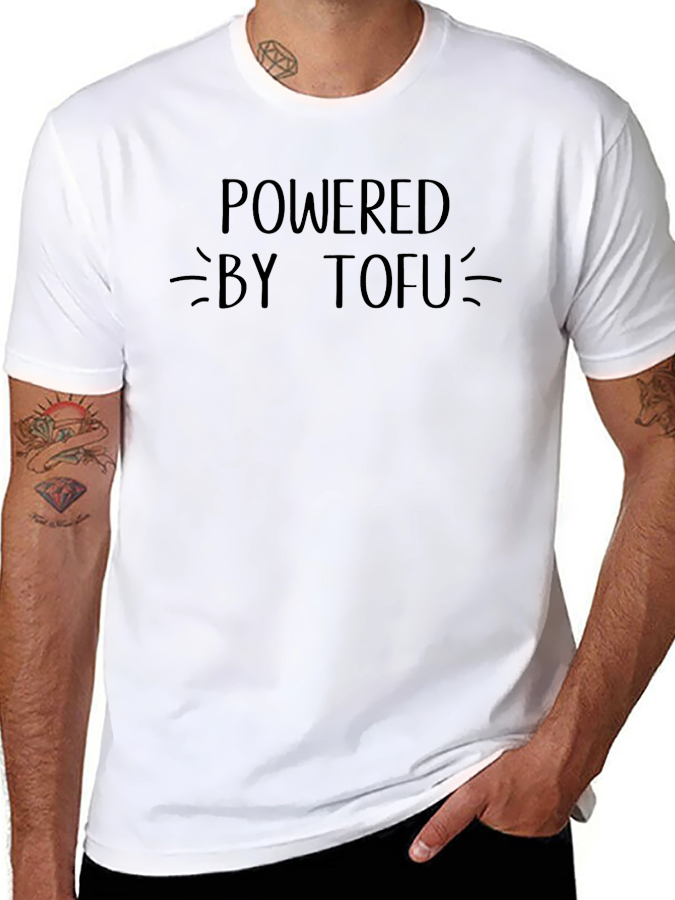 Powered by Tofu Vegan T-Shirt