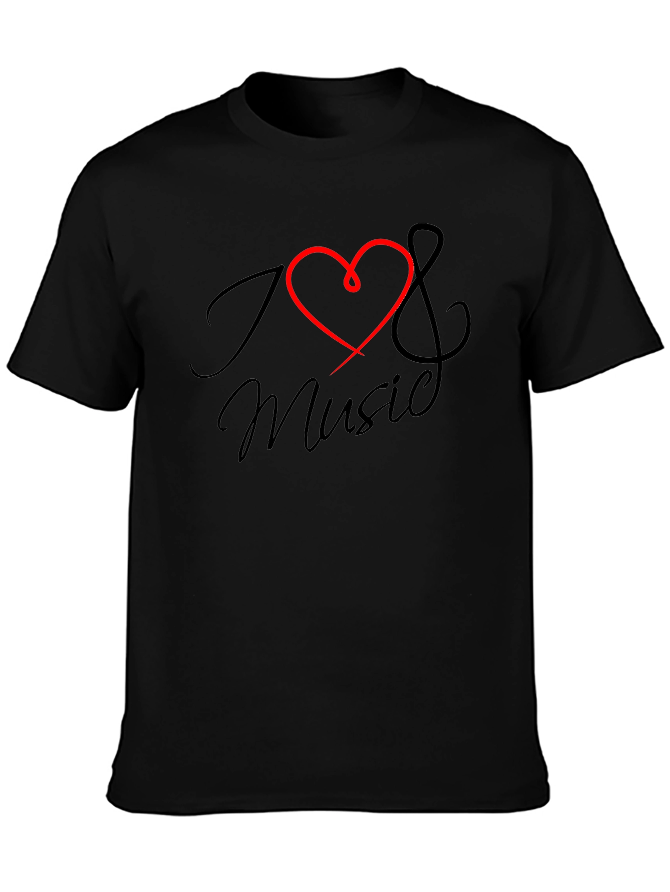 I Love Music T-Shirt - Stylish Graphic Tee