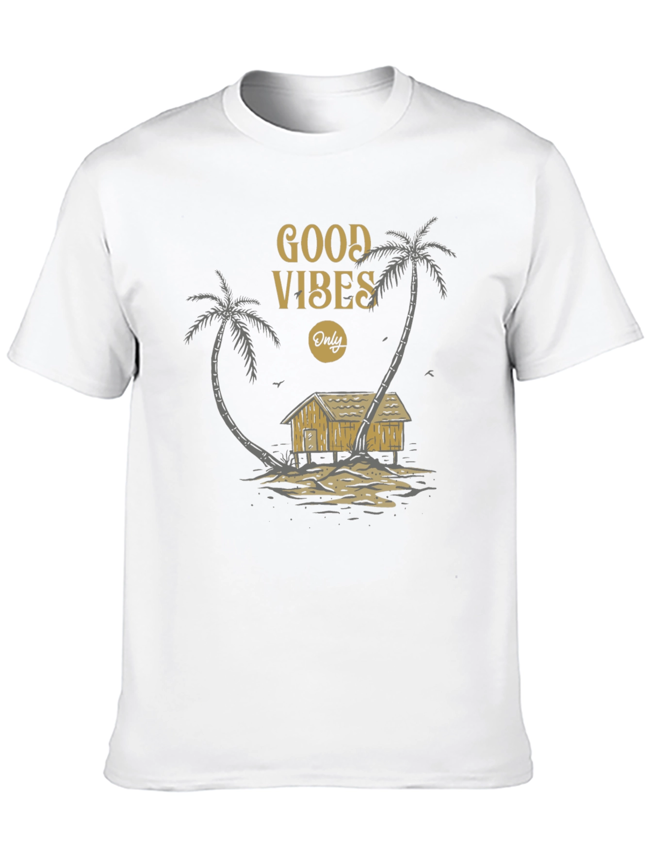 Good Vibes Only Palm Tree T-Shirt